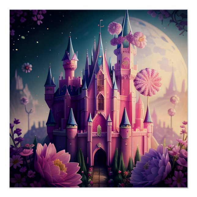 Kandis-Schloss Eins Poster (Vorderseite)