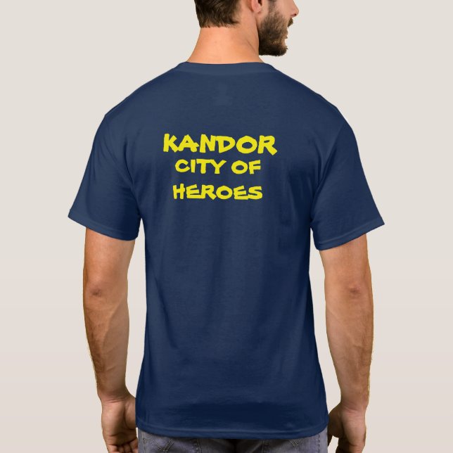 KANDOR STADT DER HELDER T-Shirt (Rückseite)