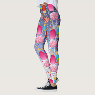 KANDY SWEET PATTERN RAINBOIN LEGGINGS