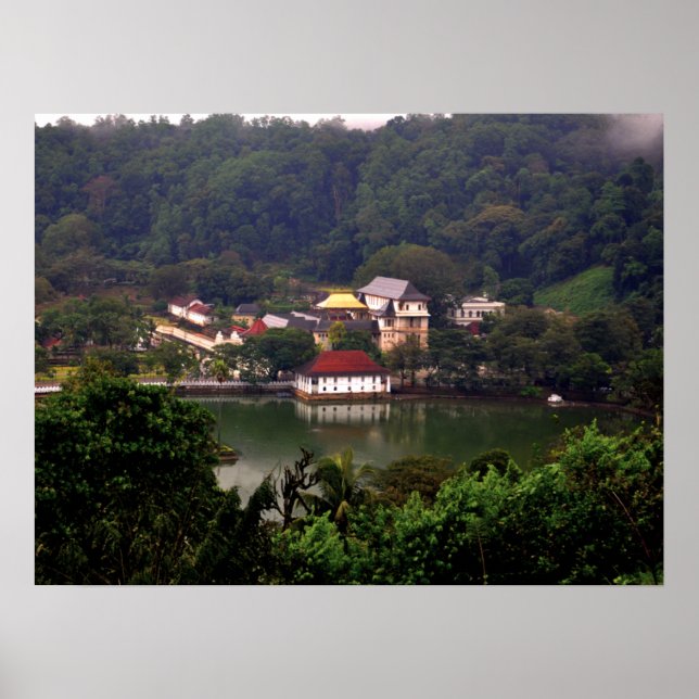 Kandy Tempel, Sri Lanka Poster (Vorne)