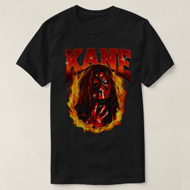 Kane Flames Portrait T-Shirt (Design vorne)