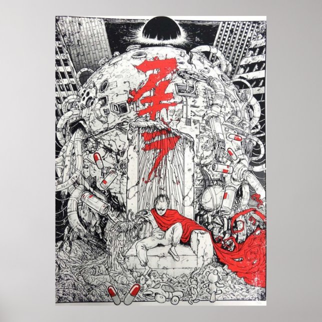 Kaneda Shotaro Akira Anime Manga Poster (Vorne)