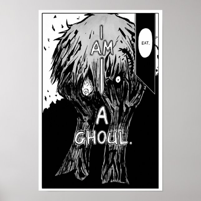 Kaneki Tokyo Ghoul Manga Panel Poster (Vorne)