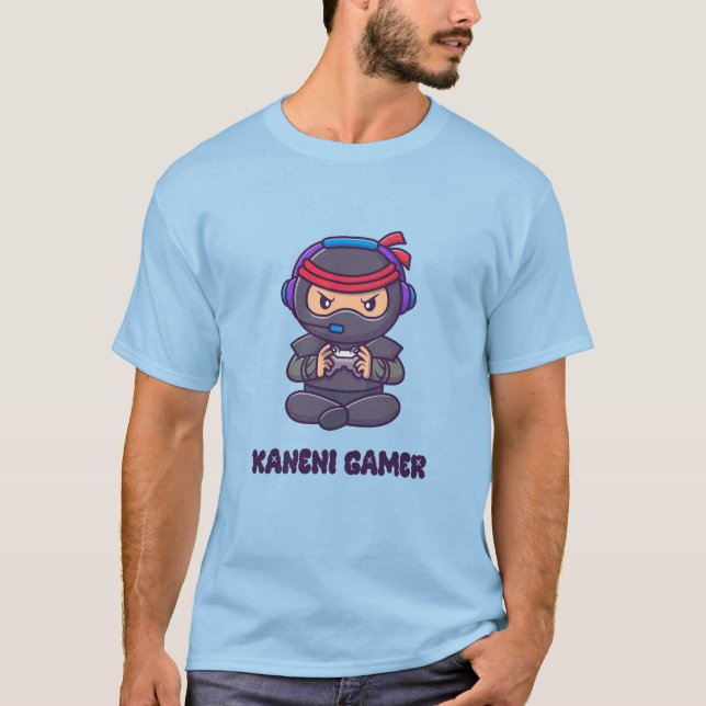KANENI GAMER arabischer tunisischer Gamer T-Shirt (Vorderseite)