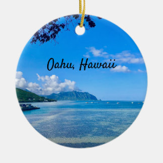 Kaneohe Bay, Oahu Keramik Ornament