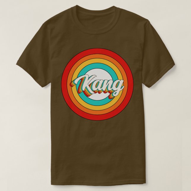 Kang Name Shirt Vintag Kang Circle (Design vorne)