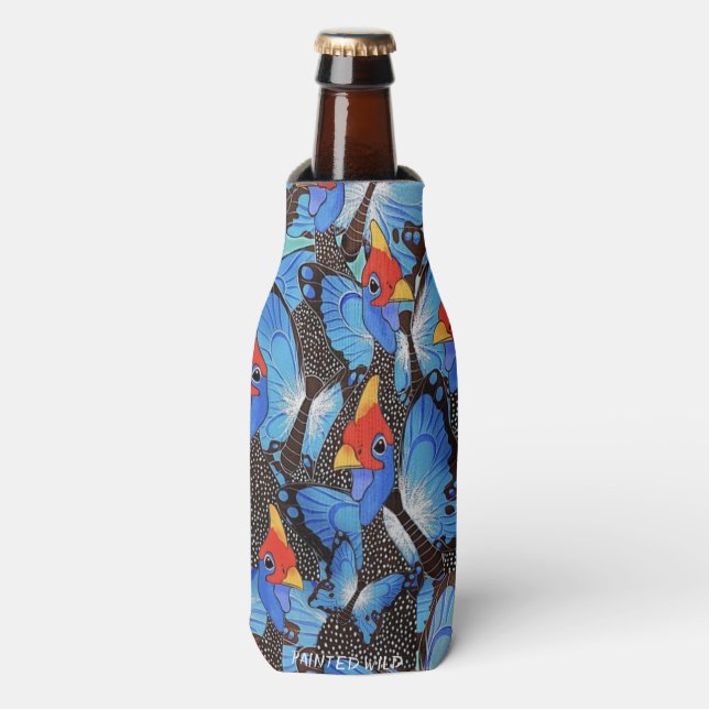 Kanga Blue Flaschenkühler (Flaschenvorderseite)