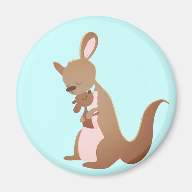 Kanga Liebe Magnet (Vorne)