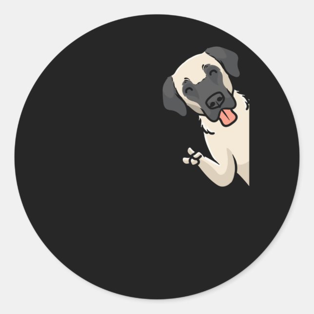 Kangal Dog Runder Aufkleber (Vorderseite)