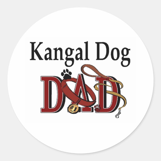 Kangal Dog Vater Sticker (Vorderseite)