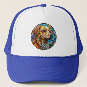 Kangal-Hund Farbige Glasmosaik-Kunst Truckerkappe
