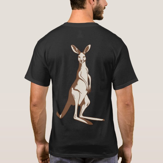 Kangaroo 2 T-Shirt (Rückseite)
