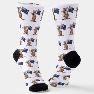Kangaroo and Koala Socken