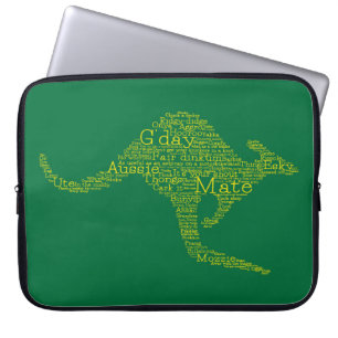 Kangaroo aus australischer Slang Laptopschutzhülle