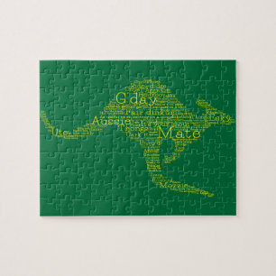 Kangaroo aus australischer Slang Puzzle