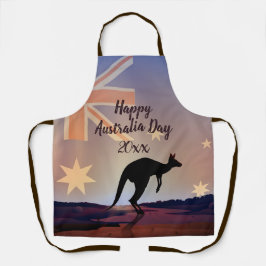Kangaroo Australia Day Schürze