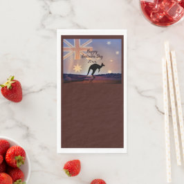Kangaroo Australia Day Serviette