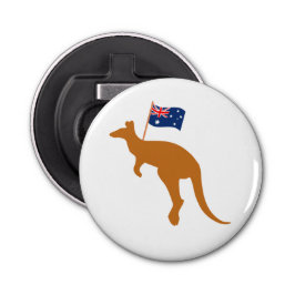 Kangaroo-Australia-Flagge Flaschenöffner