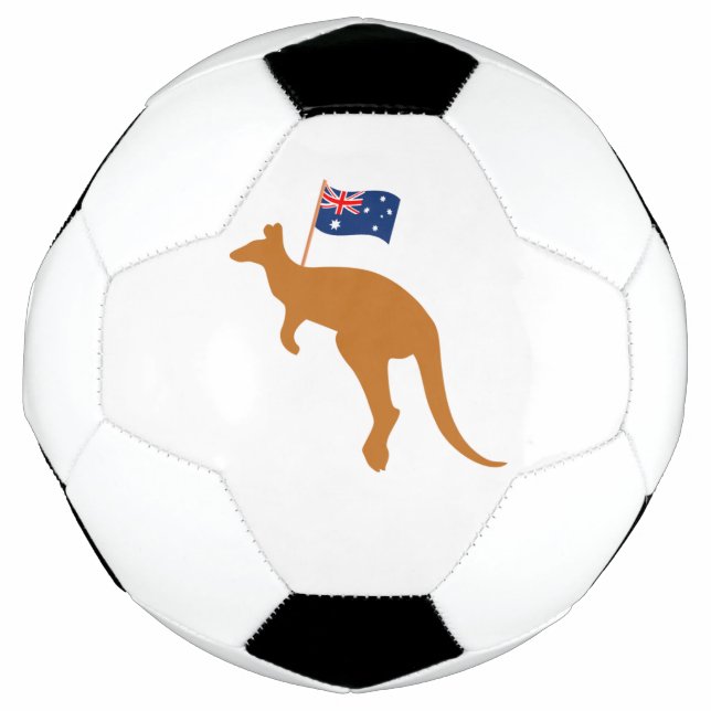 Kangaroo-Australia-Flagge Fußball (Vorderseite)