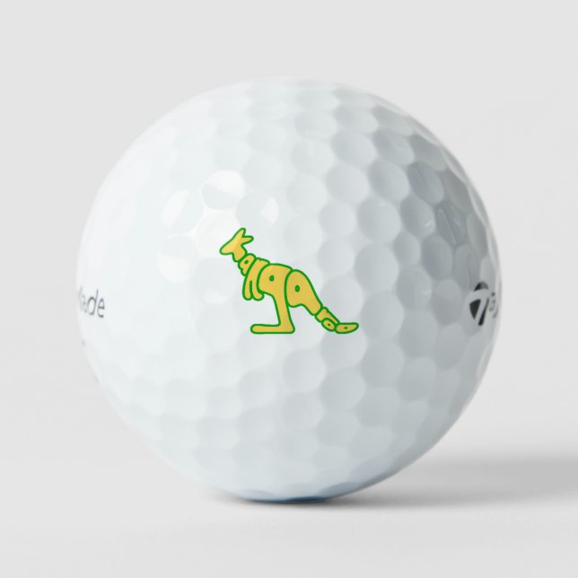 Kangaroo Australian Golf Ball Design (Vorderseite)