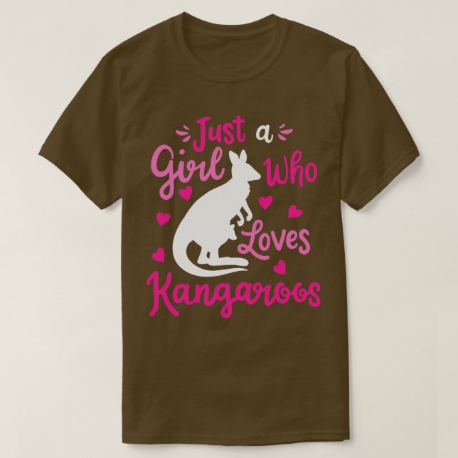 Kangaroo Australien Kangaroo Lover T-Shirt (Design vorne)