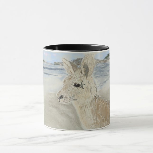 Kangaroo Australische Tasse (Zentrum)