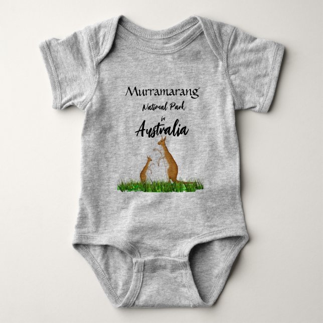 Kangaroo Baby Strampler (Vorderseite)