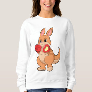 Kangaroo beim Boxen mit Boxhandschuhen Sweatshirt