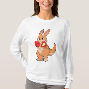 Kangaroo beim Boxen mit Boxhandschuhen T-Shirt