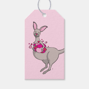 Kangaroo-Beutel Geschenkanhänger