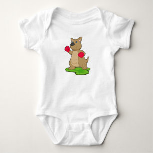 Kangaroo Boxer Boxhandschuhe Boxen Baby Strampler