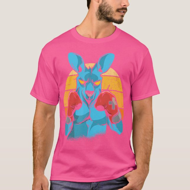 Kangaroo Boxer T-Shirt (Vorderseite)