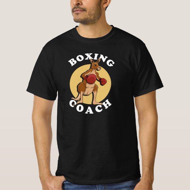 Kangaroo Boxing Coach T - Shirt (Vorderseite)