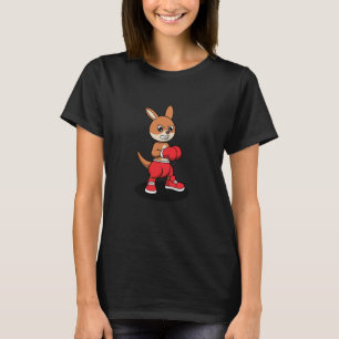 Kangaroo Boxing Hobby Sports Niedlicher Tiere T-Shirt