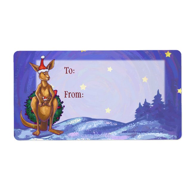 Kangaroo Christmas Starry Night (Vorne)