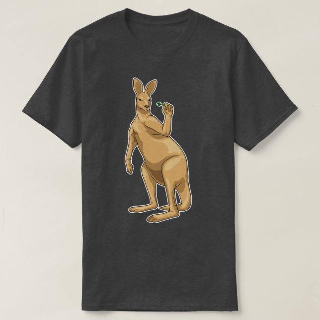 Kangaroo Darts Dart T-Shirt (Design vorne)