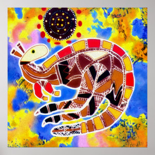 Kangaroo-Drehposter Poster