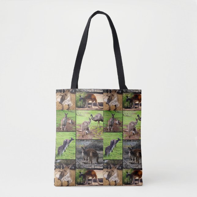 Kangaroo Foto Collage, Volldruckverpackung. (Vorderseite)