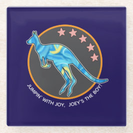 kangaroo glasuntersetzer