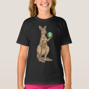 Kangaroo Handball Spieler Handball T-Shirt
