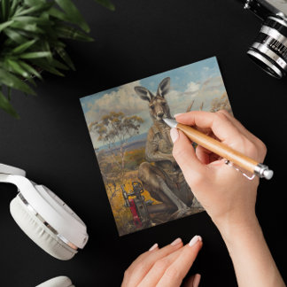 Kangaroo Handyman, anpassbar Einladung