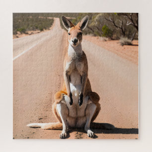 Kangaroo im Freien Puzzle