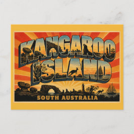 Kangaroo-Insel Südaustralien Wildlife-Paradies Postkarte