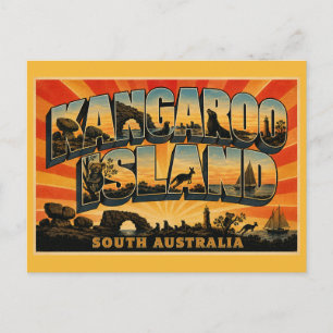 Kangaroo-Insel Südaustralien Wildlife-Paradies Postkarte