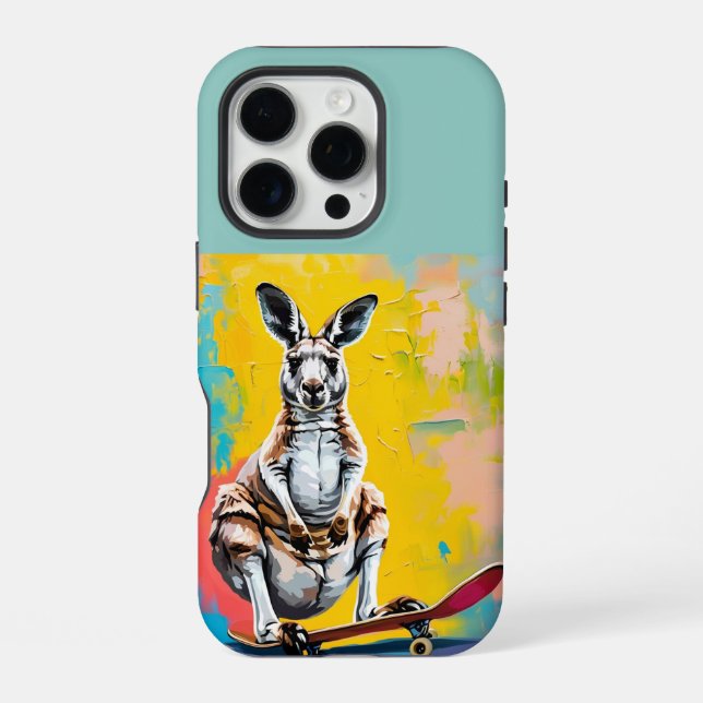 Kangaroo iPhone 16 Pro Hüllen Hülle (Rückseite)
