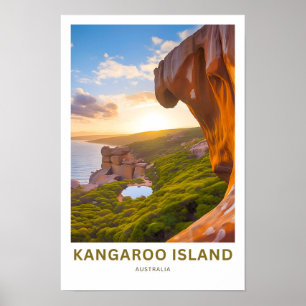 Kangaroo Island Australia Reisen Print Poster