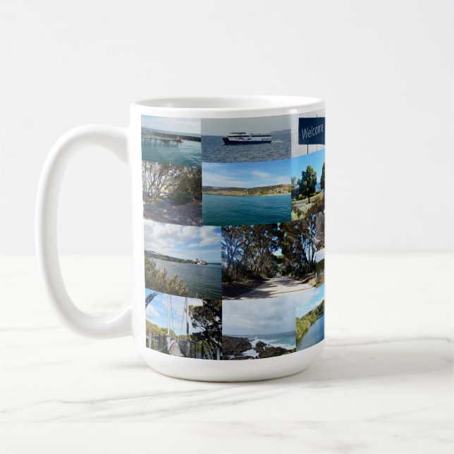 Kangaroo Island, Australien, FotoCollage, Kaffeetasse (Links)