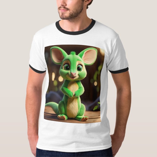 "Kangaroo Joyride: Spielerischer Kangaroo springt  T-Shirt (Vorderseite)