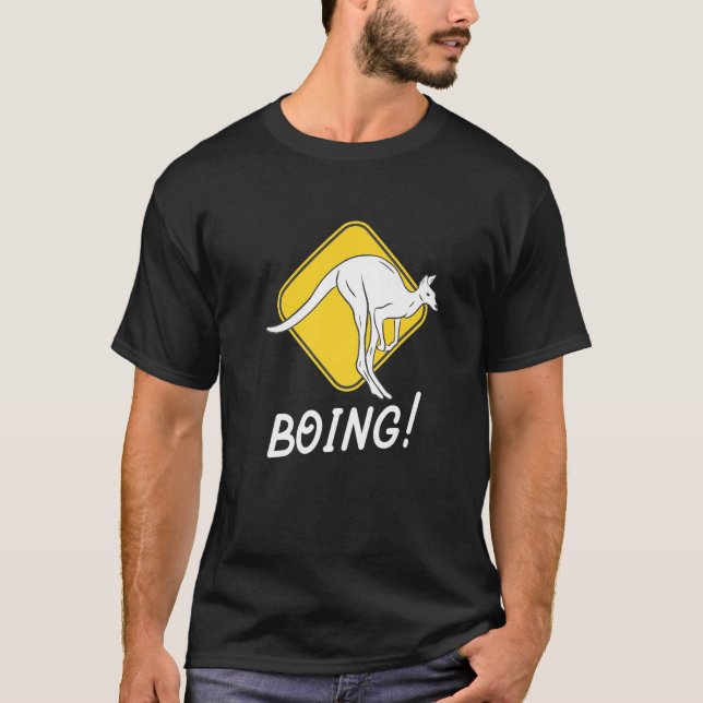 Kangaroo Jumping T-Shirt (Vorderseite)