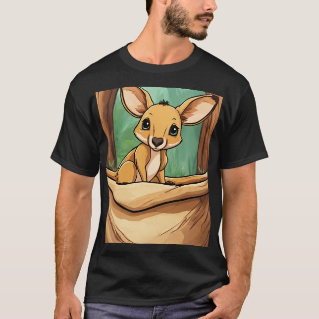Kangaroo-Kind T-Shirt (Vorderseite)